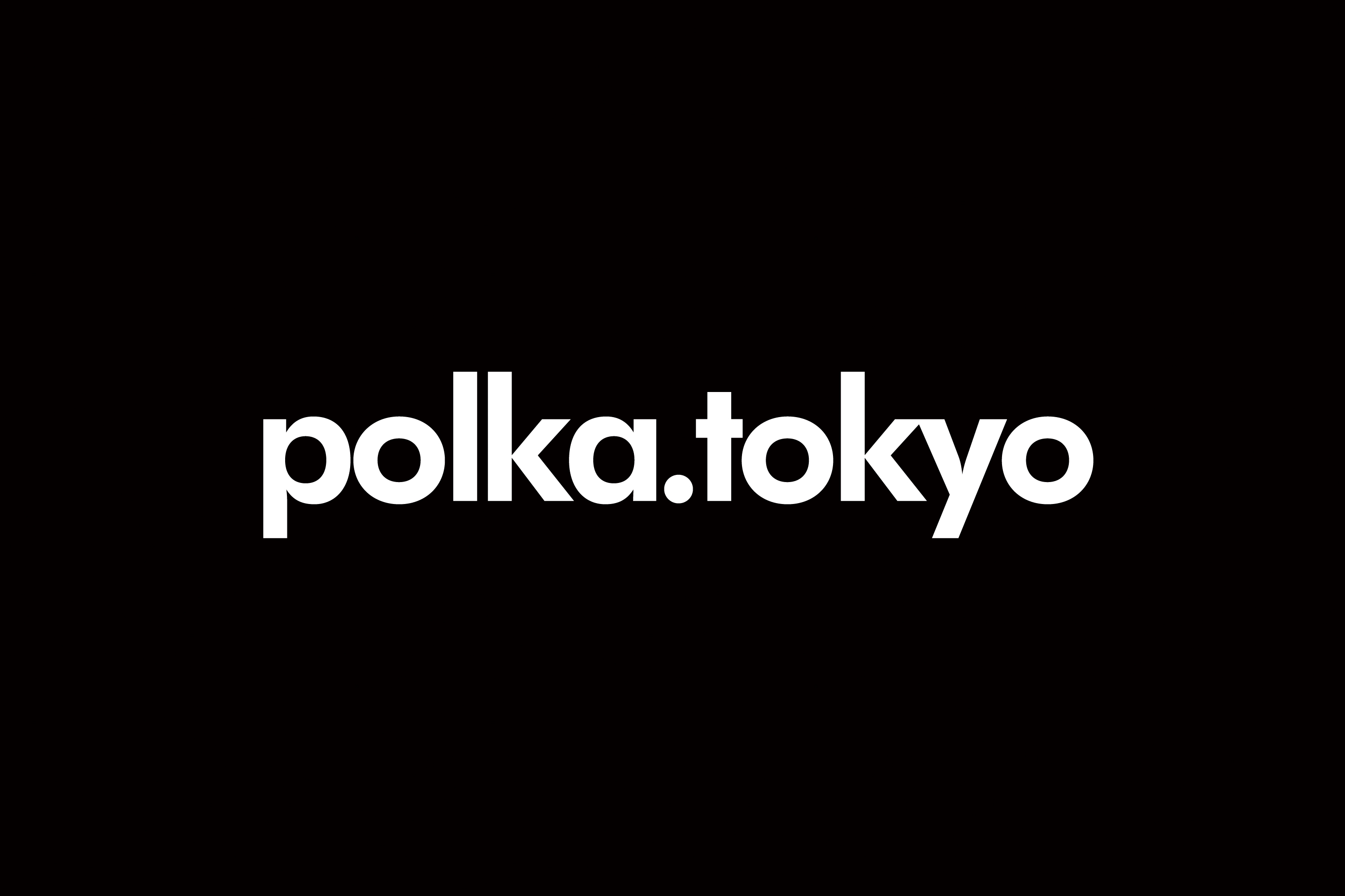polka branding minimal design dots simple identity logo typography